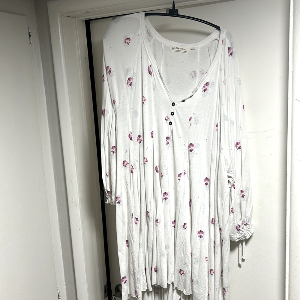 Free people Winter Sun Printed Ivory print